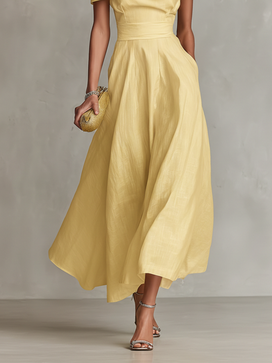 Lidia | Damskie Elegancka Weselna Sukienka Maxi
