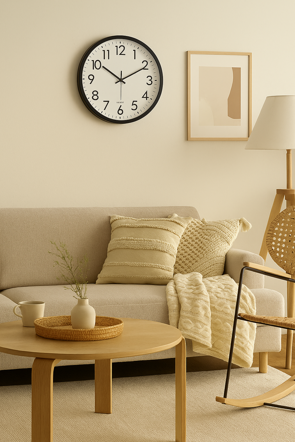 Ponadczasowy Elegancki Zegar Ścienny – Klasyczna Prostota Olyra Butik