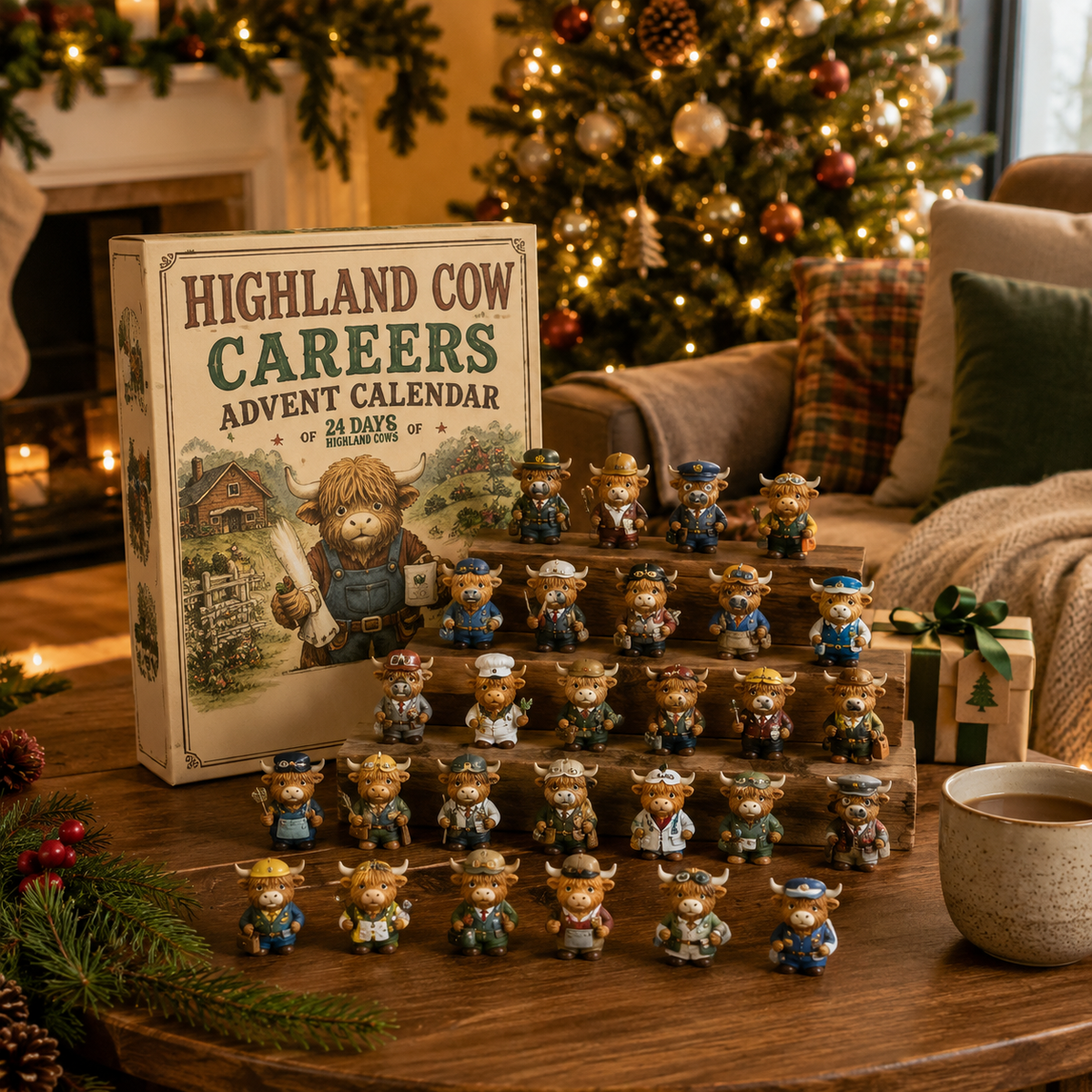 Highland Cow Careers Kalendarz Adwentowy 2026