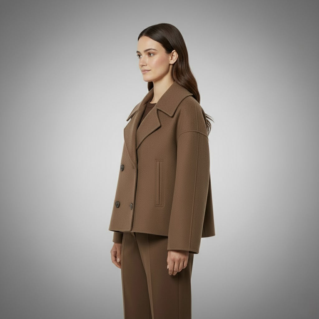 Danuta | Damskie Elegancka Kurtka z Guzikami
