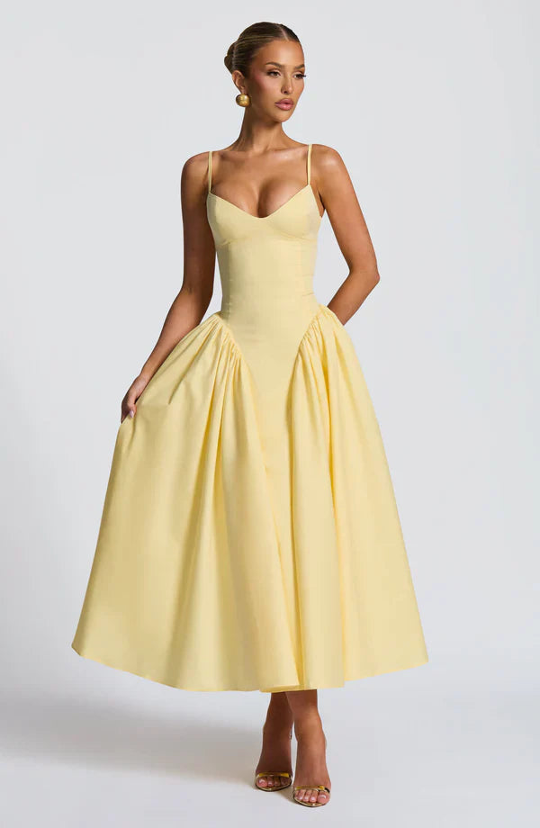 Maria | Damskie Elegancka Sukienka Weselna Midi
