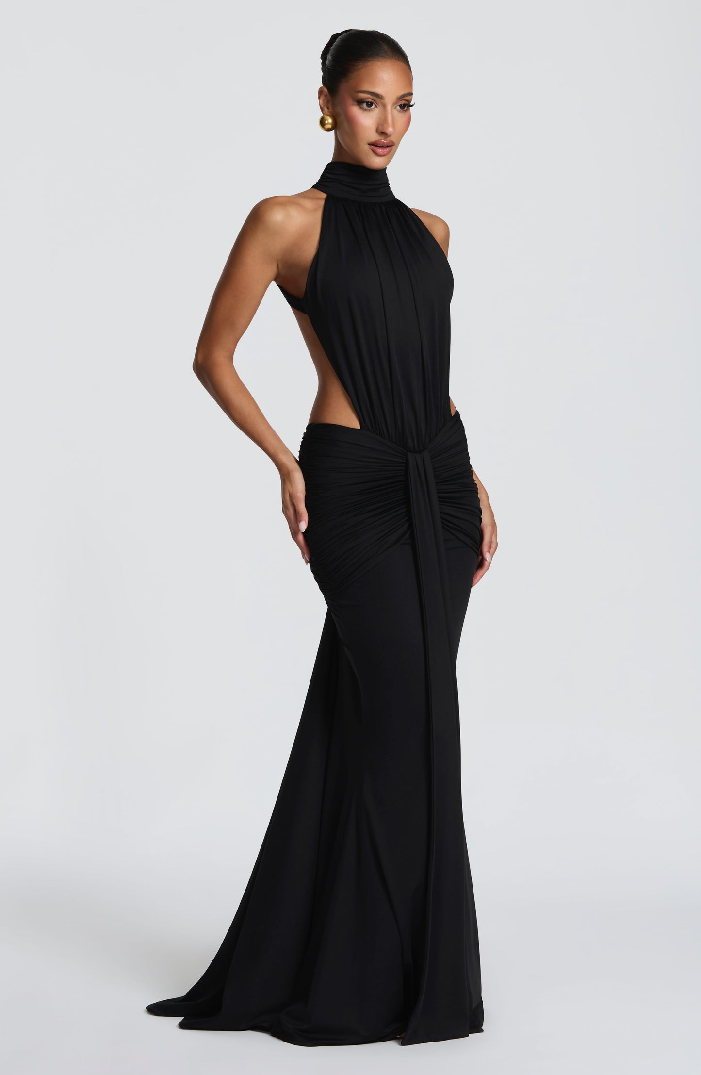 Marta | Damskie Letnia Sukienka Maxi Halter