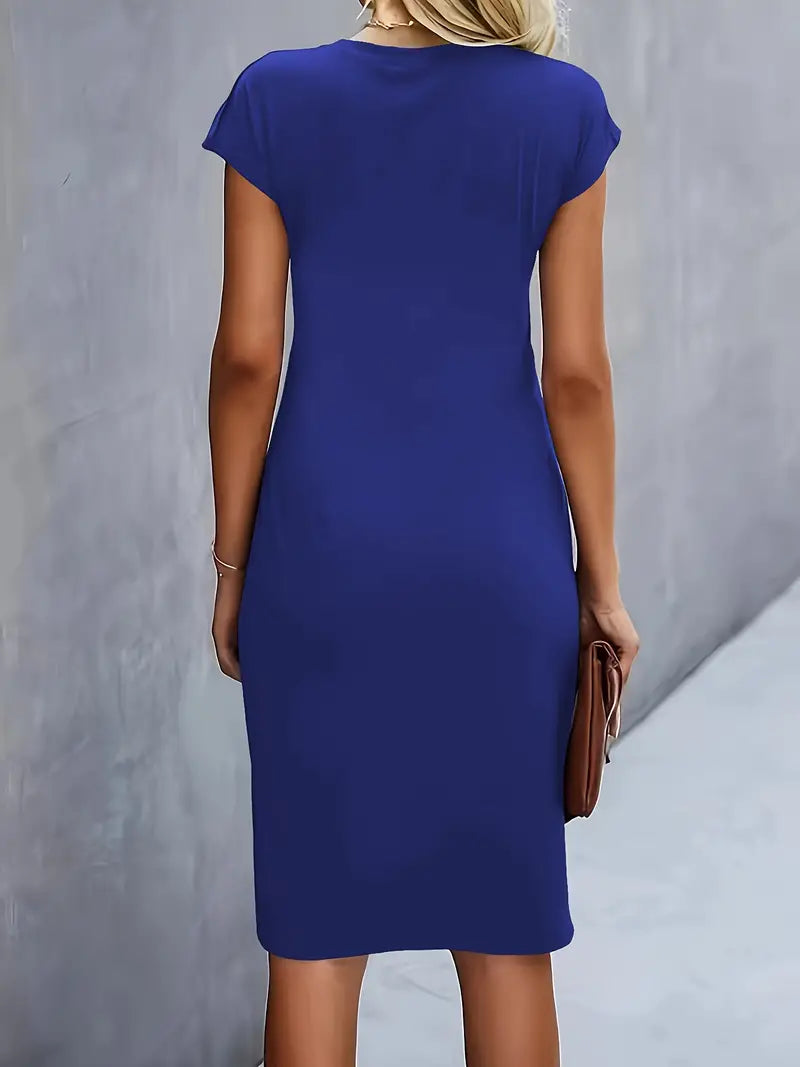 Martyna | Damska Elegancka Bodycon Sukienka Midi
