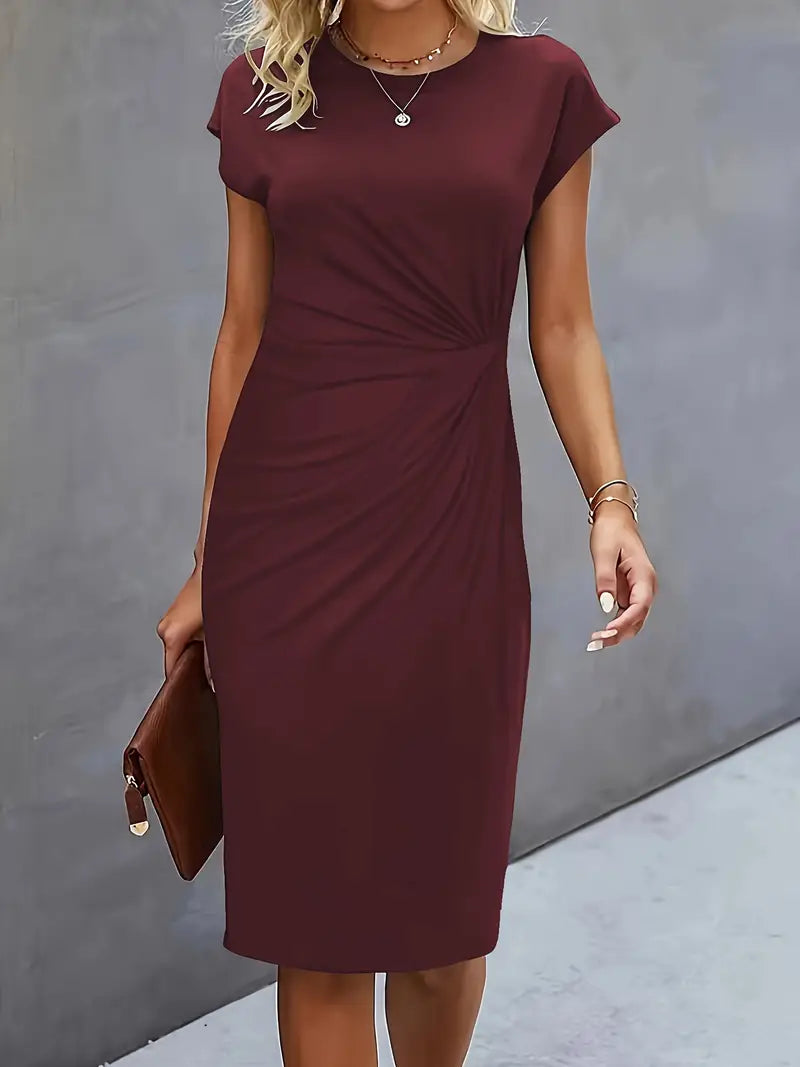 Martyna | Damska Elegancka Bodycon Sukienka Midi