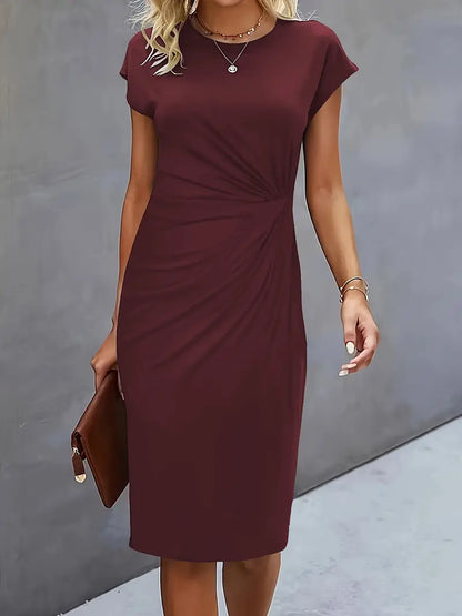 Martyna | Damska Elegancka Bodycon Sukienka Midi