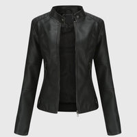 Sharon | Damskie Casualowa Skórzana Kurtka Motocyklowa