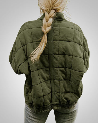 Laura | Damska Oversizowa Jesienna Kurtka Przejściowa