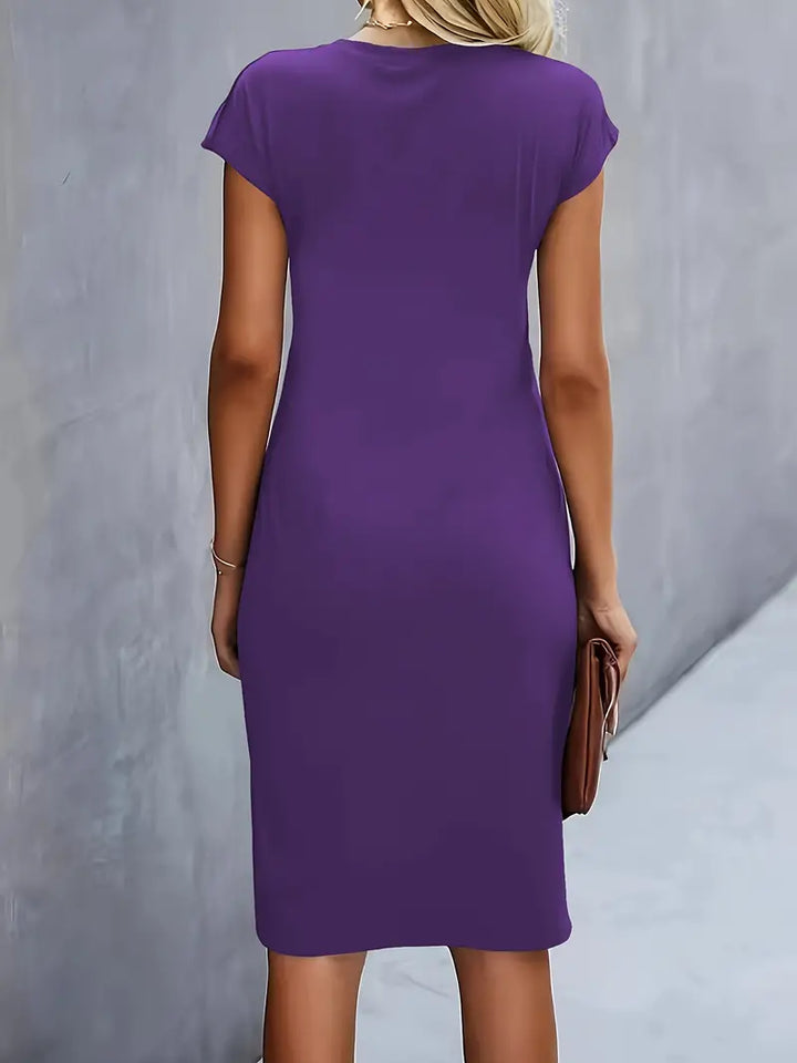 Martyna | Damska Elegancka Bodycon Sukienka Midi