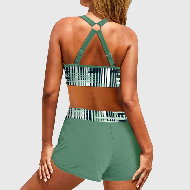 Justyna | Damska Letnia Bikini Wysokiego Stanu