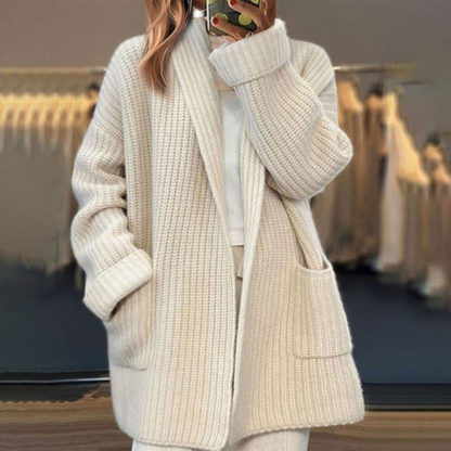 Briana | Damskie Dzianinowy Kardigan Oversize
