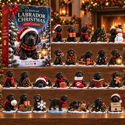 Adwentowy Kalendarz Labrador Christmas 24 Figurki