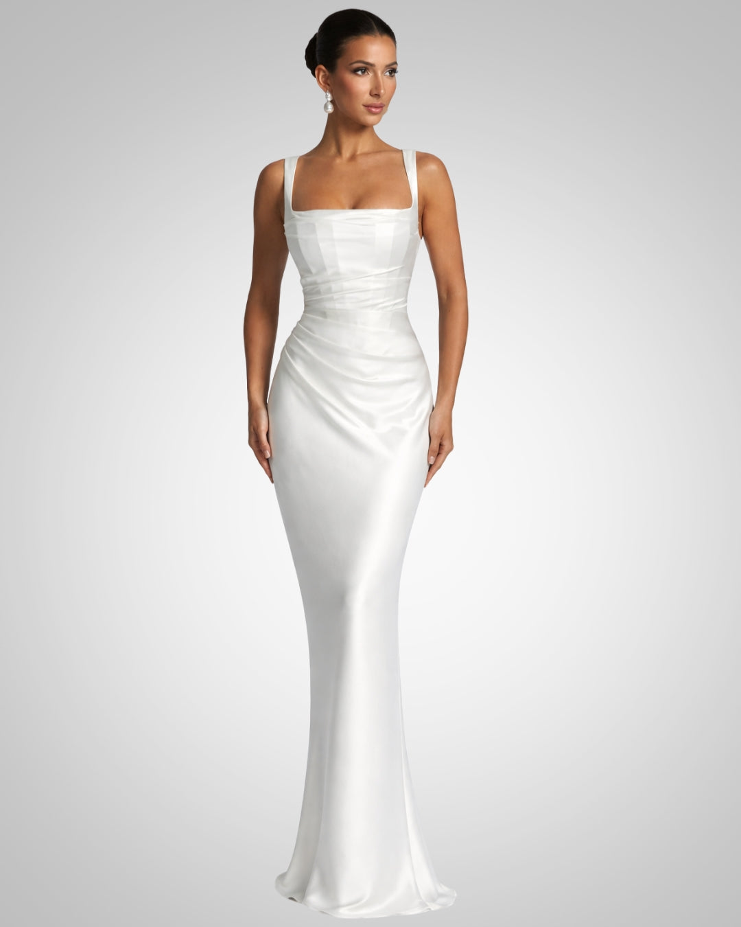 Daria | Damskie Formalne Sukienka Maxi Wieczorowe