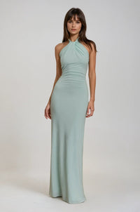 Amelia | Damskie Elegancka Letnia Sukienka Maxi Halter
