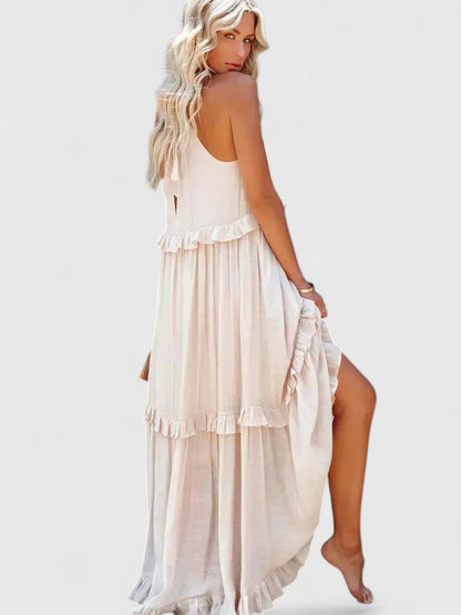 Kamila | Damskie Eleganckie Drapowane Sukienka Maxi