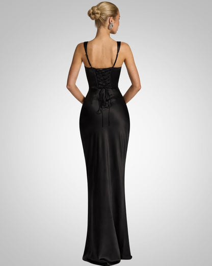 Daria | Damskie Formalne Sukienka Maxi Wieczorowe