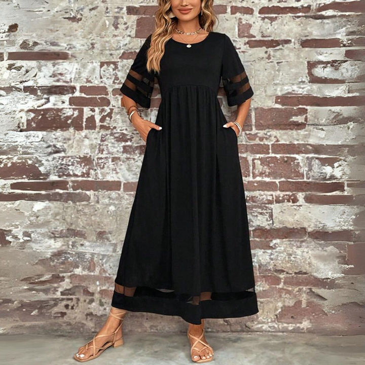 Dominika | Damskie Elegancka Sukienka Maxi