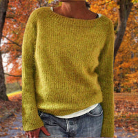 Hanna | Damski Jesienna Dzianinowy Sweter