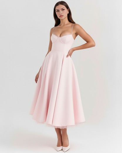 Emilia | Damskie Elegancka Weselna Sukienka A-line