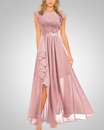 Krystyna | Damskie Elegancka Wieczorowa Sukienka Maxi