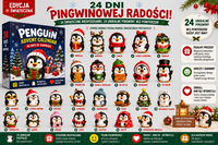 Kalendarz Adwentowy 24 Unikalne Figurki Pingwinów