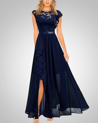 Krystyna | Damskie Elegancka Wieczorowa Sukienka Maxi
