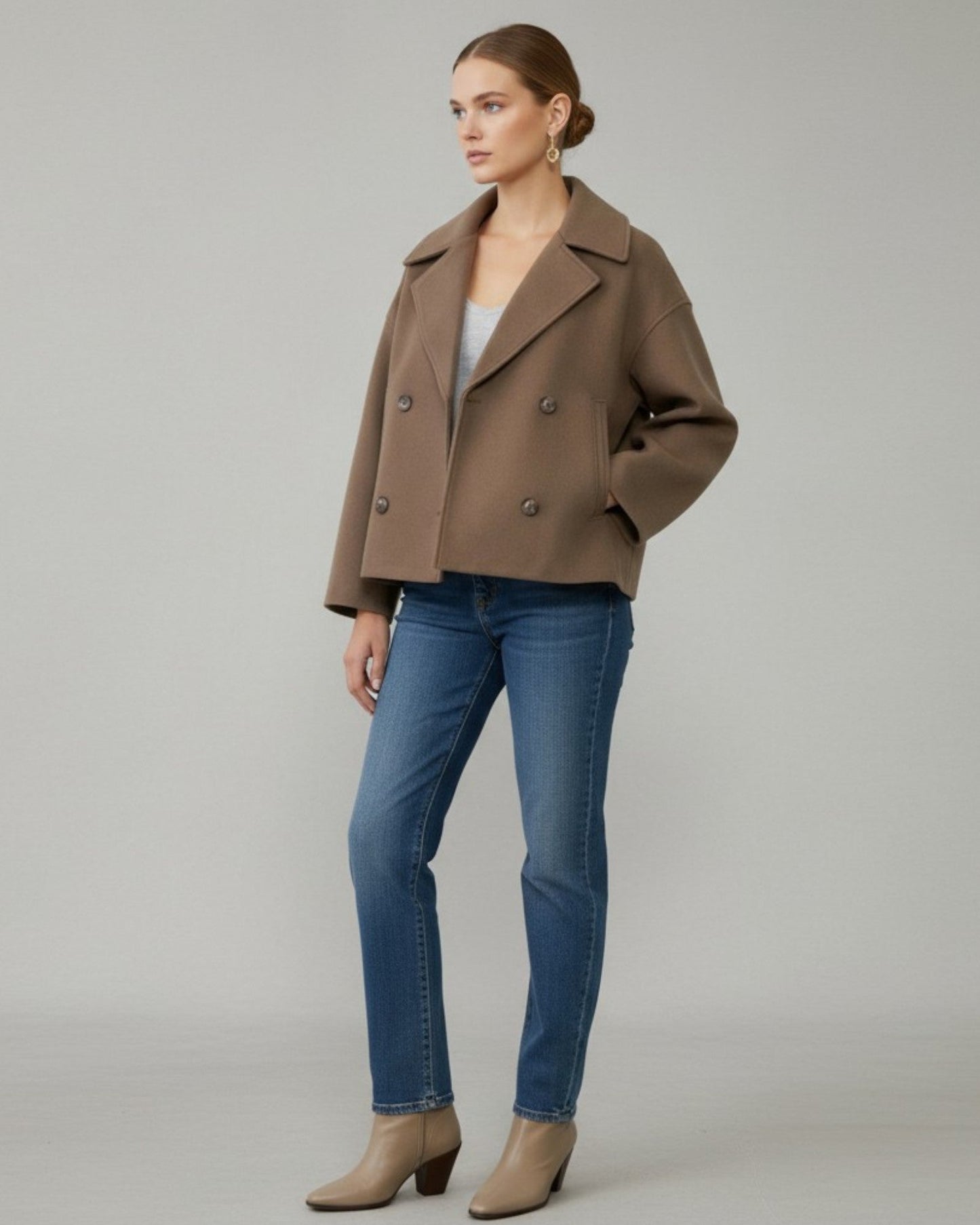 Natalia | Damska Elegancka Zapinana Kurtka