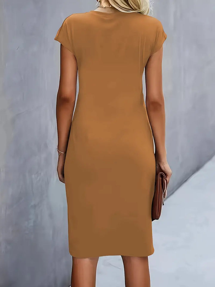 Martyna | Damska Elegancka Bodycon Sukienka Midi