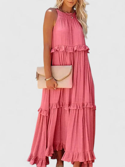 Kamila | Damskie Eleganckie Drapowane Sukienka Maxi