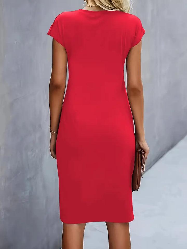 Martyna | Damska Elegancka Bodycon Sukienka Midi