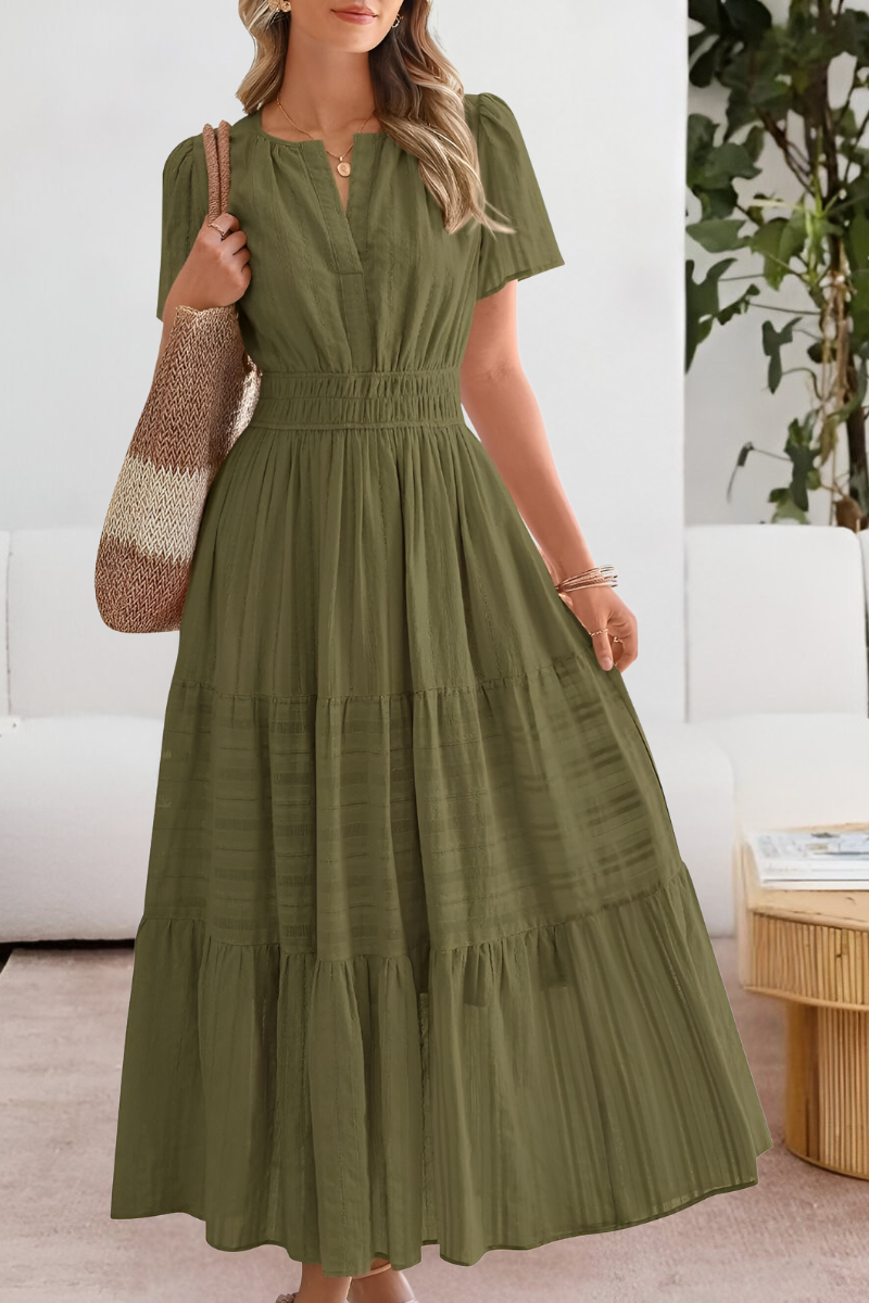 Emilia | Damska Plażowa Boho Sukienka Midi