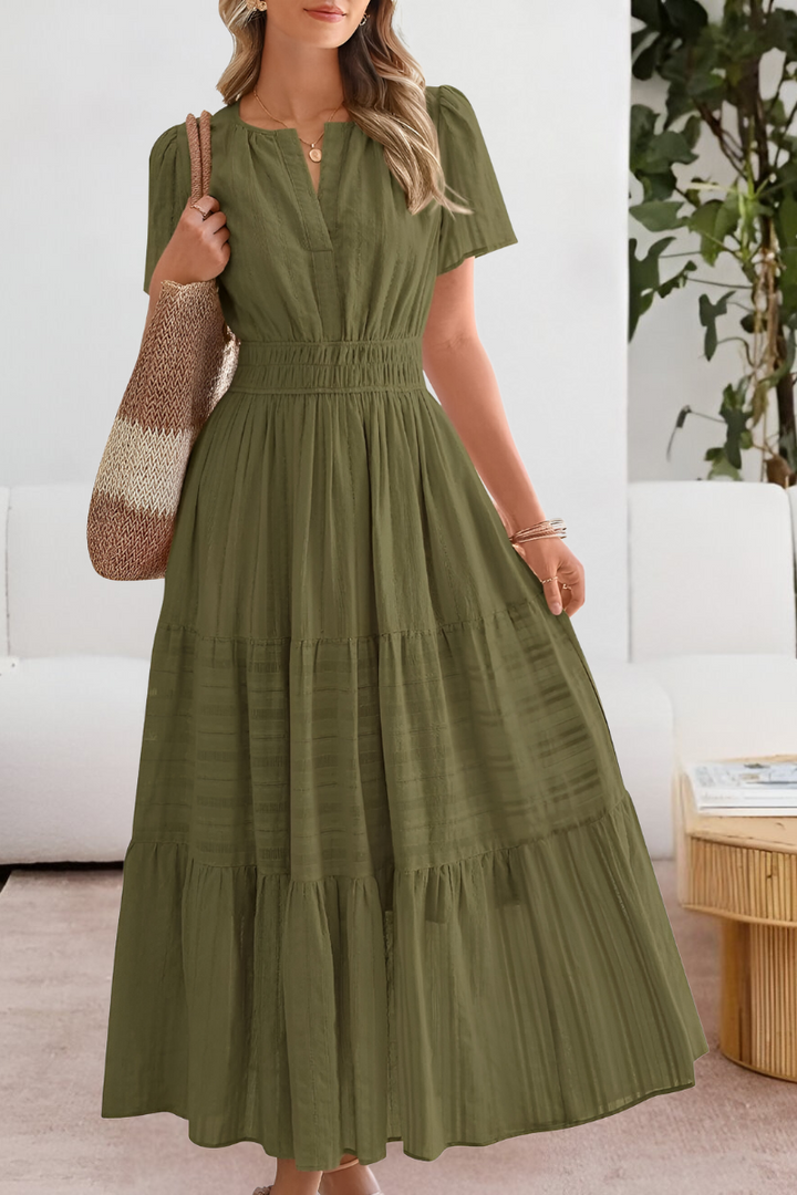 Emilia | Damska Plażowa Boho Sukienka Midi