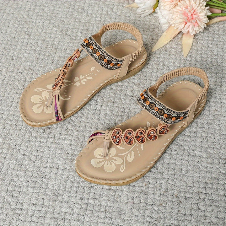 Grażyna | Damskie Letnie Ortopedyczne Sandały Boho