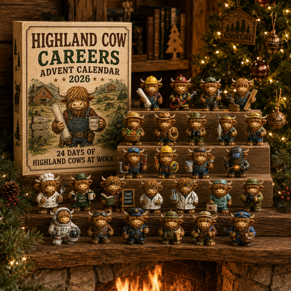 Highland Cow Careers Kalendarz Adwentowy 2026