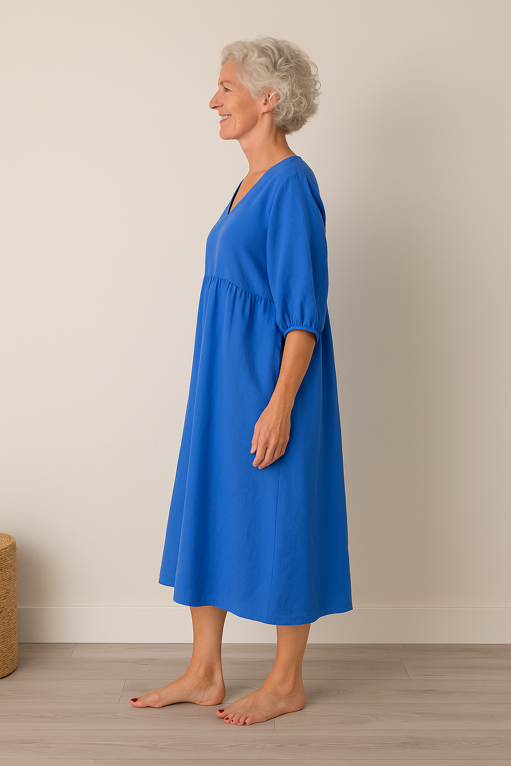Lucyna | Damskie Casualowa Wygodna Sukienka V-neck
