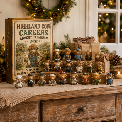 Highland Cow Careers Kalendarz Adwentowy 2026