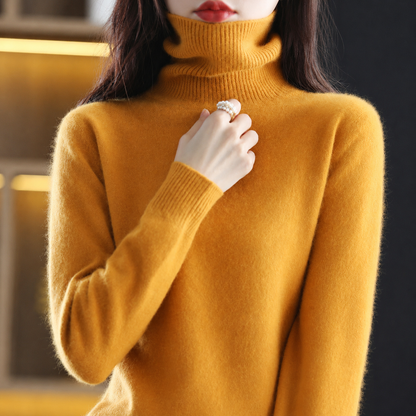 Natalia | Damski Miękki Sweter z Golfem