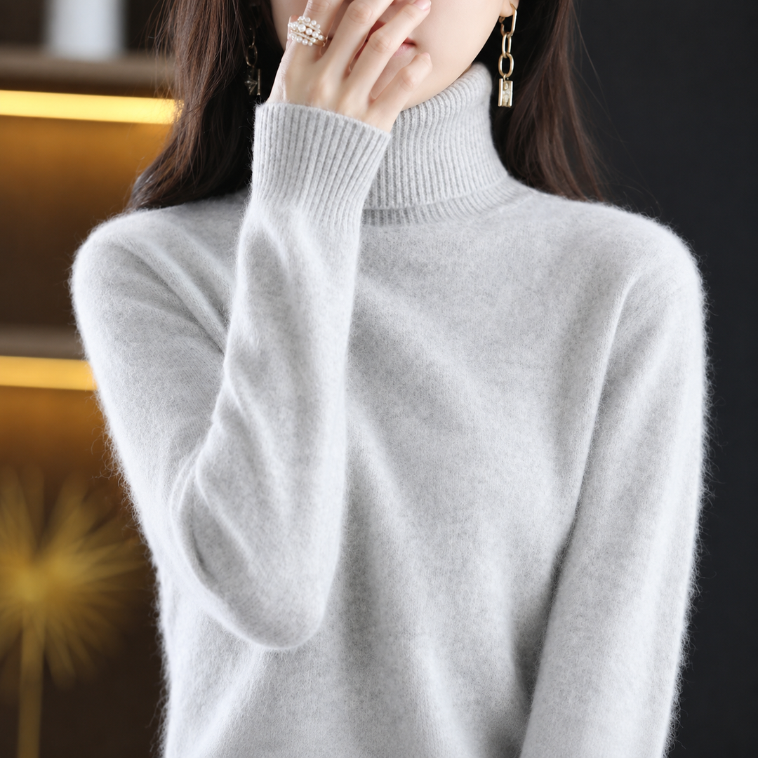 Natalia | Damski Miękki Sweter z Golfem