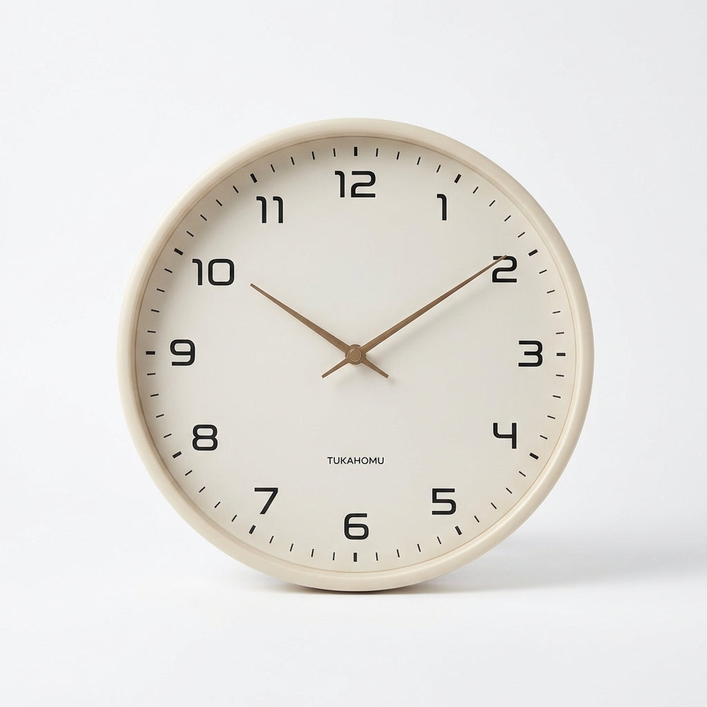 Drewniany Zegar Ścienny w Stylu Skandynawskim – Minimalistyczna Elegancja