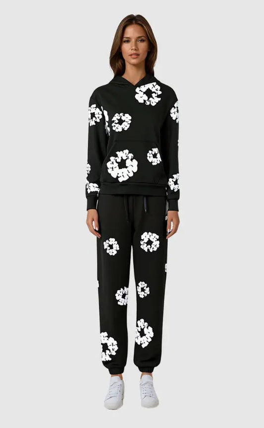 Oliwia | Damskie Casualowa Bluza w Kwiaty