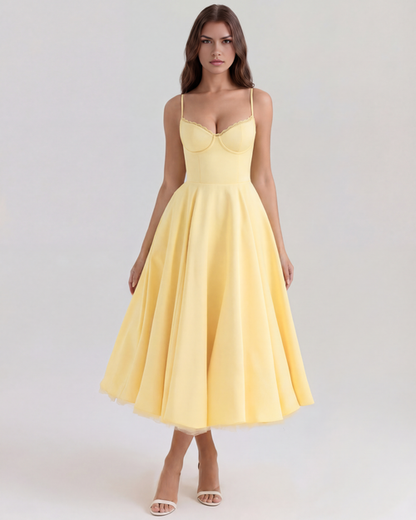 Emilia | Damskie Elegancka Weselna Sukienka A-line