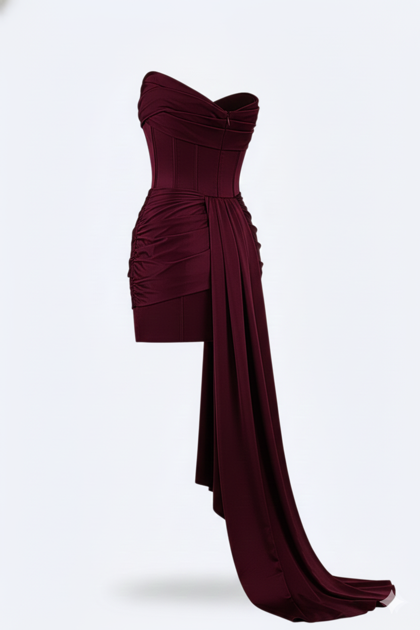 Zofia | Damskie Elegancka Gorsetowa Sukienka Mini