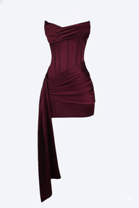 Zofia | Damskie Elegancka Gorsetowa Sukienka Mini
