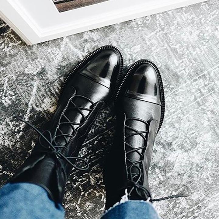 Sarah | Damskie Ortopedyczne Buty Skórzane
