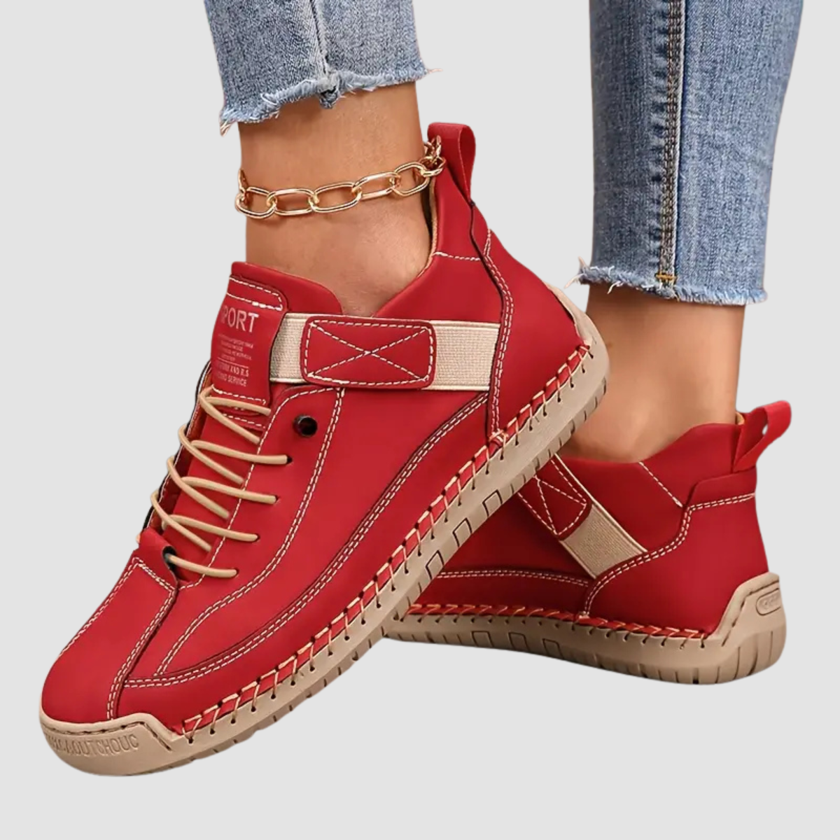Kinga | Damskie Wygodne Sneakersy Wsuwane do Chodzenia