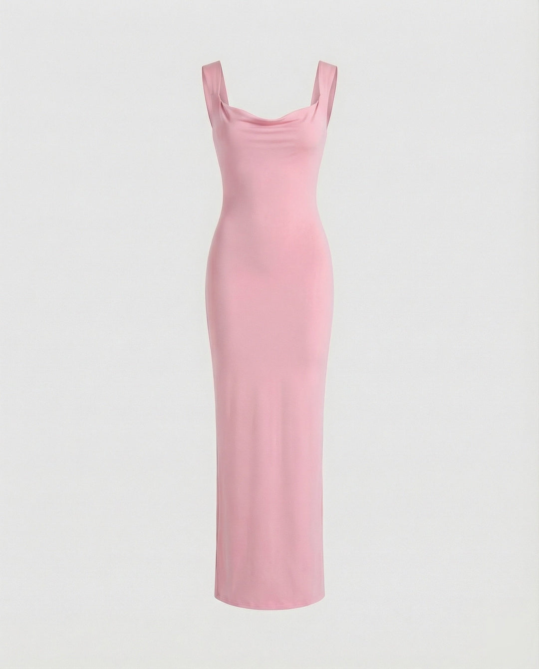 Arielle | Damska Elegancka Drapowany Dekolt Sukienka Maxi