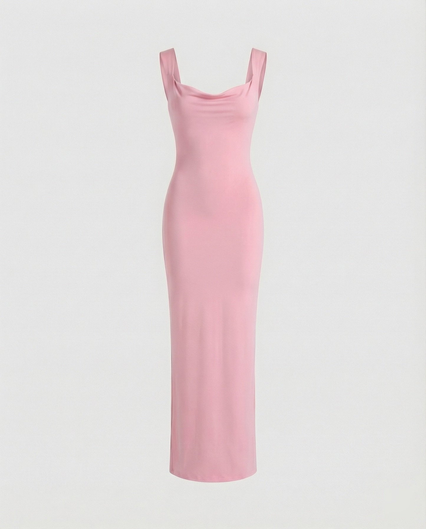 Arielle | Damska Elegancka Drapowany Dekolt Sukienka Maxi