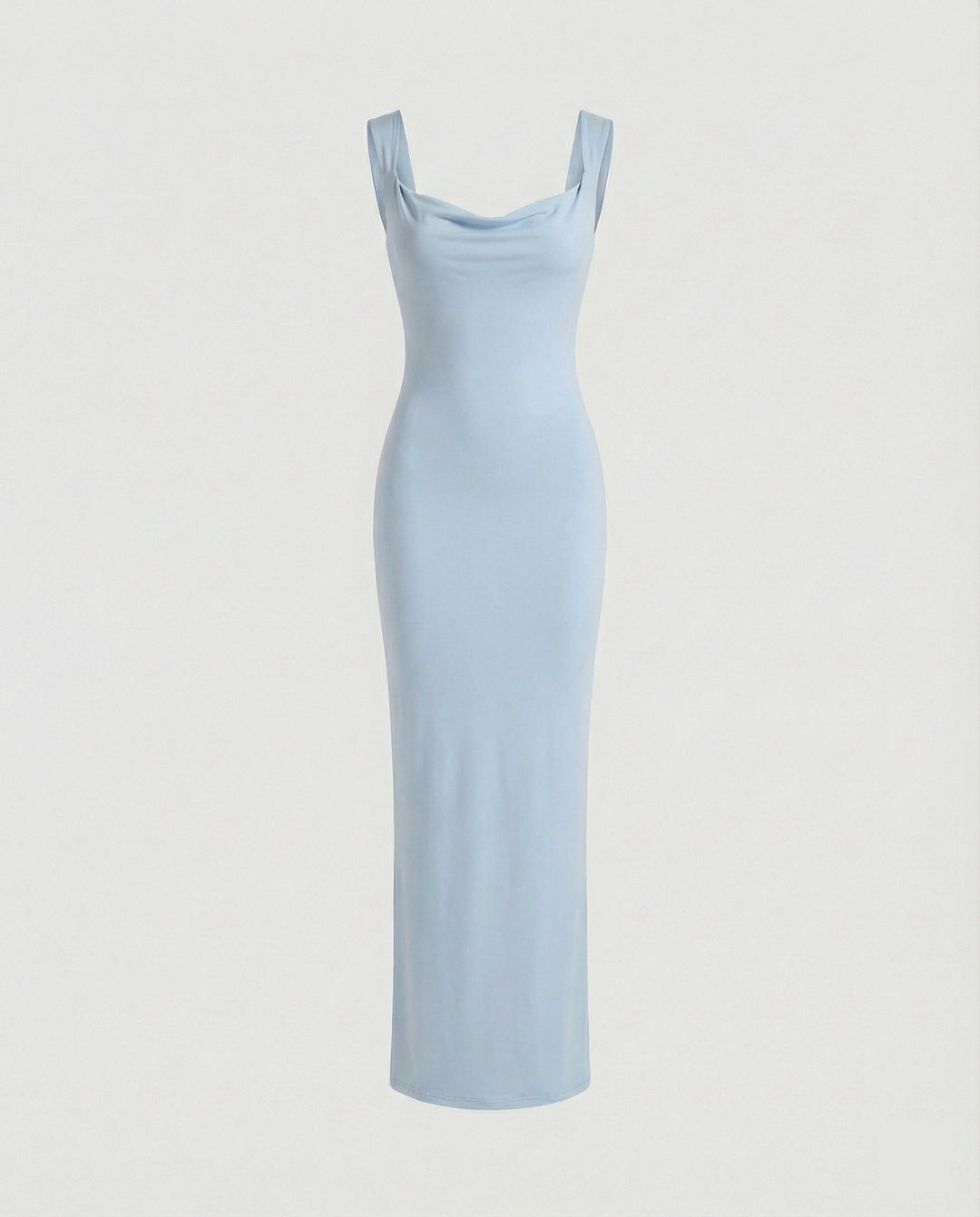 Arielle | Damska Elegancka Drapowany Dekolt Sukienka Maxi