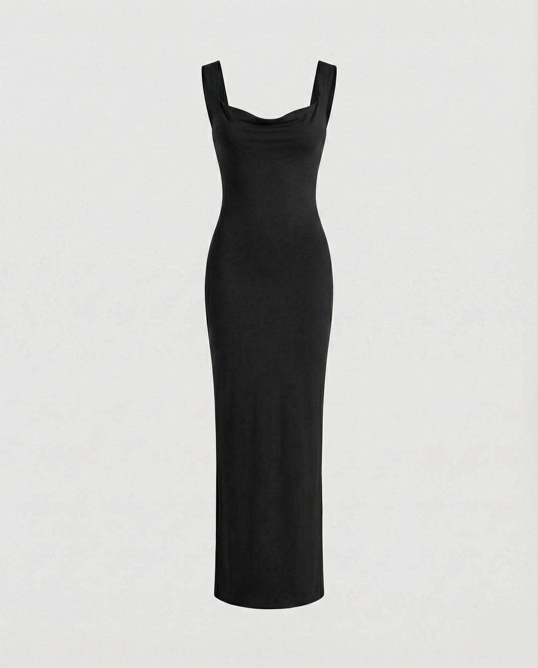 Arielle | Damska Elegancka Drapowany Dekolt Sukienka Maxi