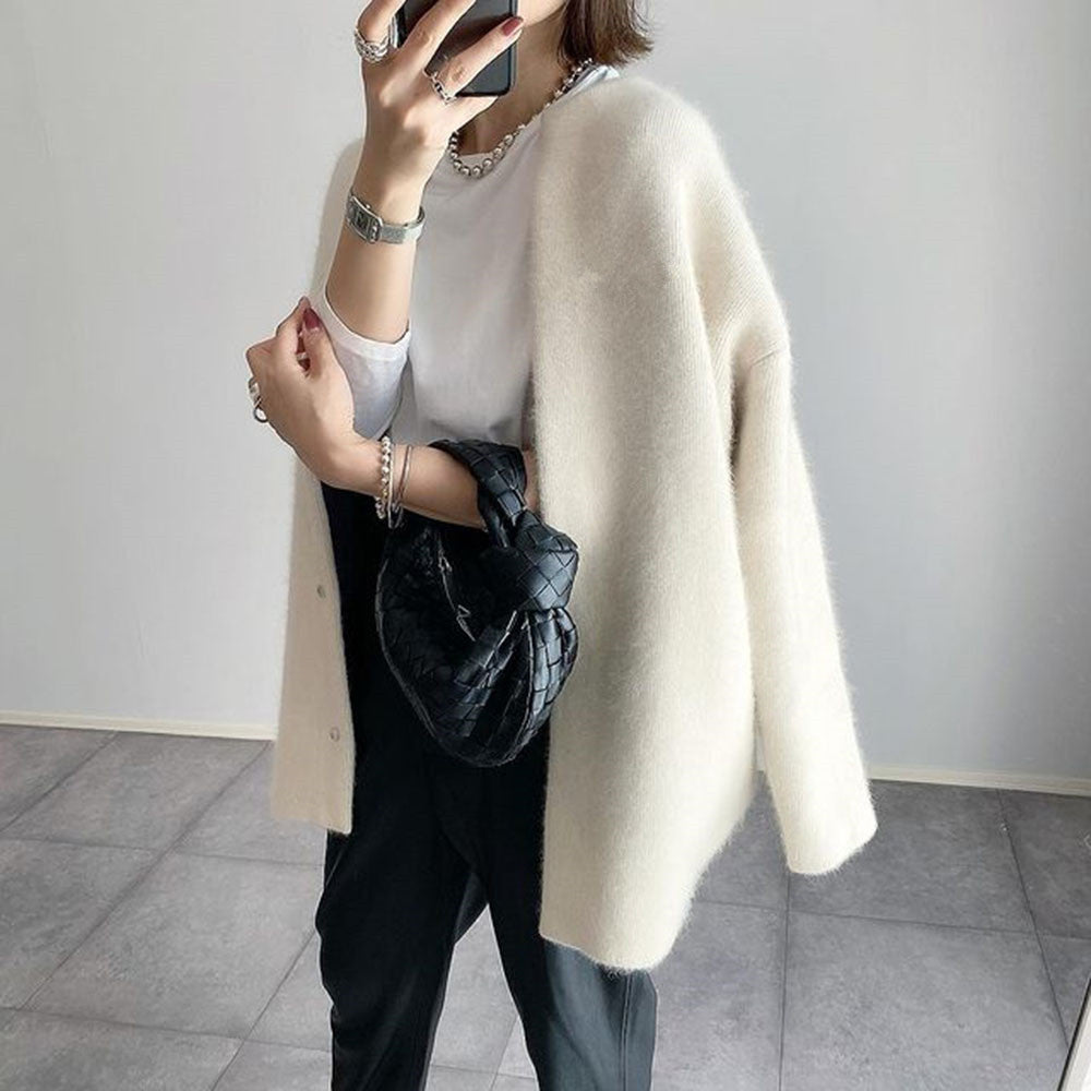 Nela | Damskie Elegancki sweter rozpinany