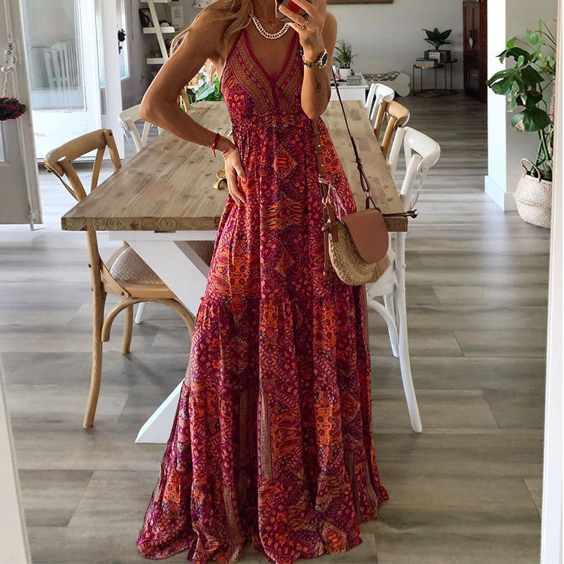 Alicja | Damska Letnia Sukienka Maxi